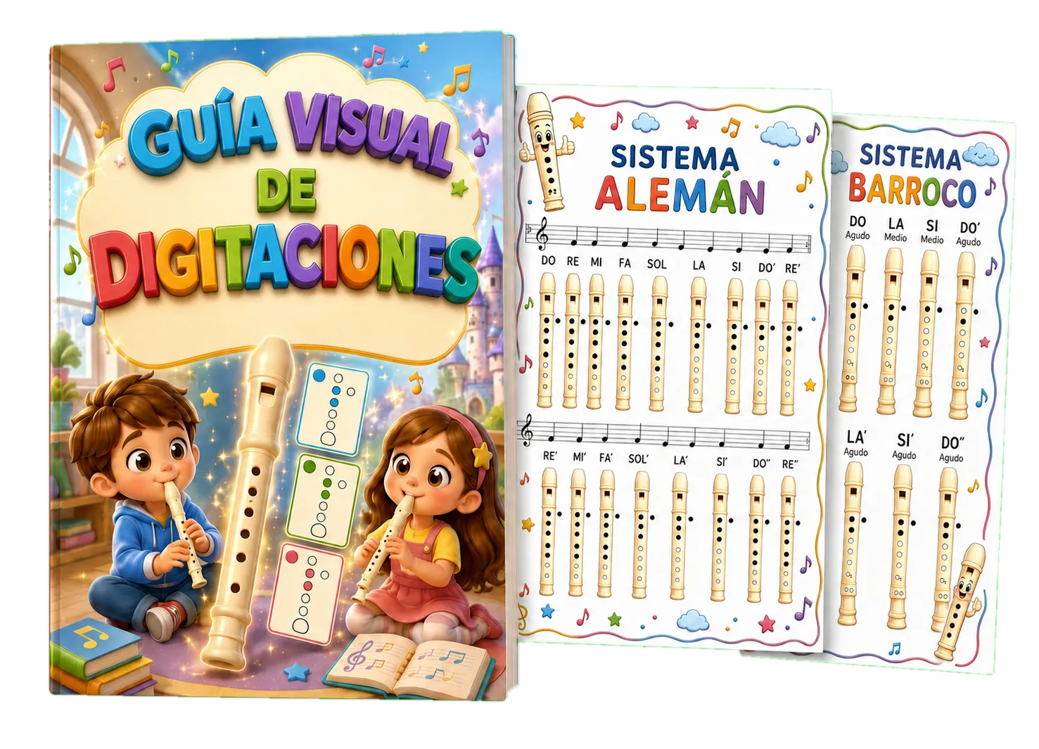 Mockup do bônus guia visual de digitações